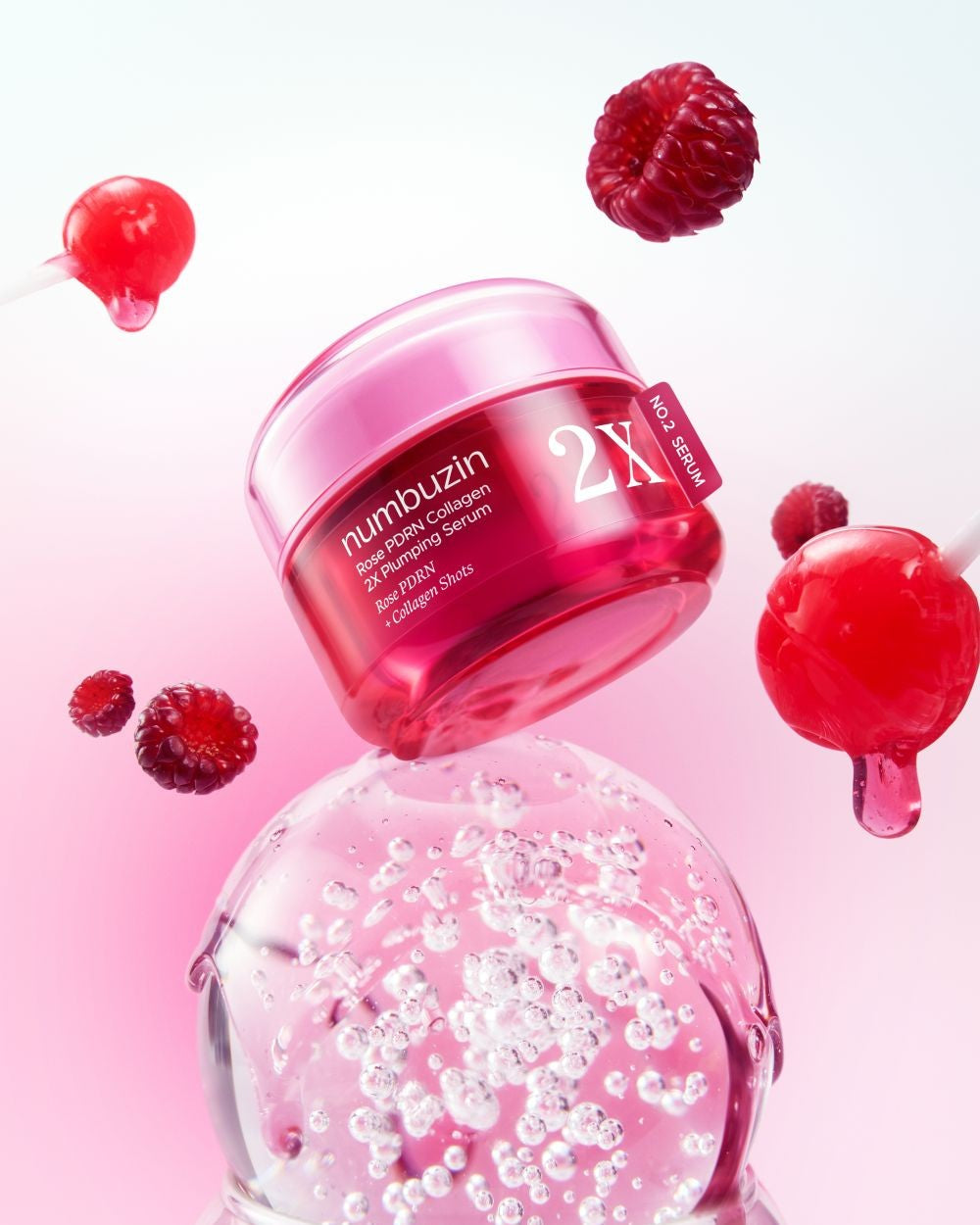 numbuzin No.2 Rose PDRN Collagen 2X Plumping Serum