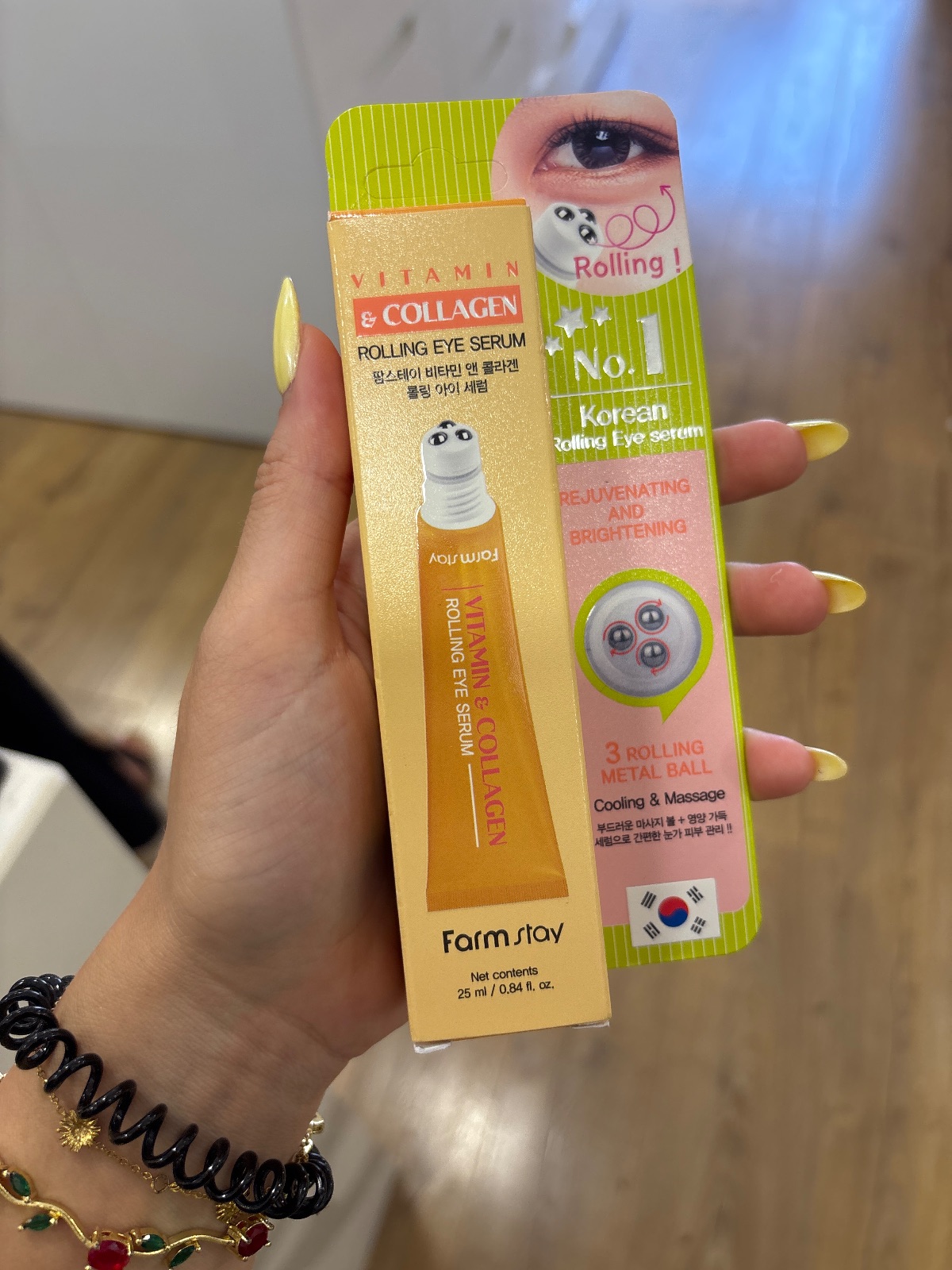 Farmstay Vitamin & Collagen Rolling Eye Serum