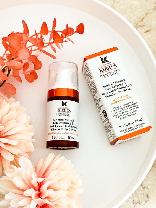 Sérum contour des yeux à la vitamine C Powerful-Strength, réduction des cernes et des rides