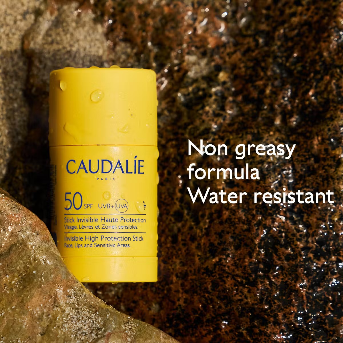 Stick solaire invisible haute protection SPF50