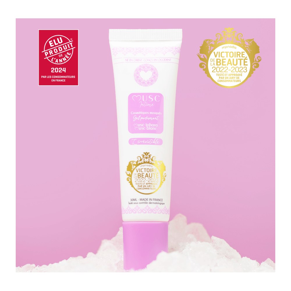 Gel parfumant intime L’Irrésistible au Musc Blanc