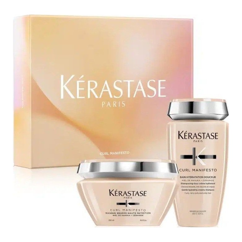 Coffret  Paris Curl Manifesto Bain Hydratation Douceur + Masque Beurre Haute Nutrition