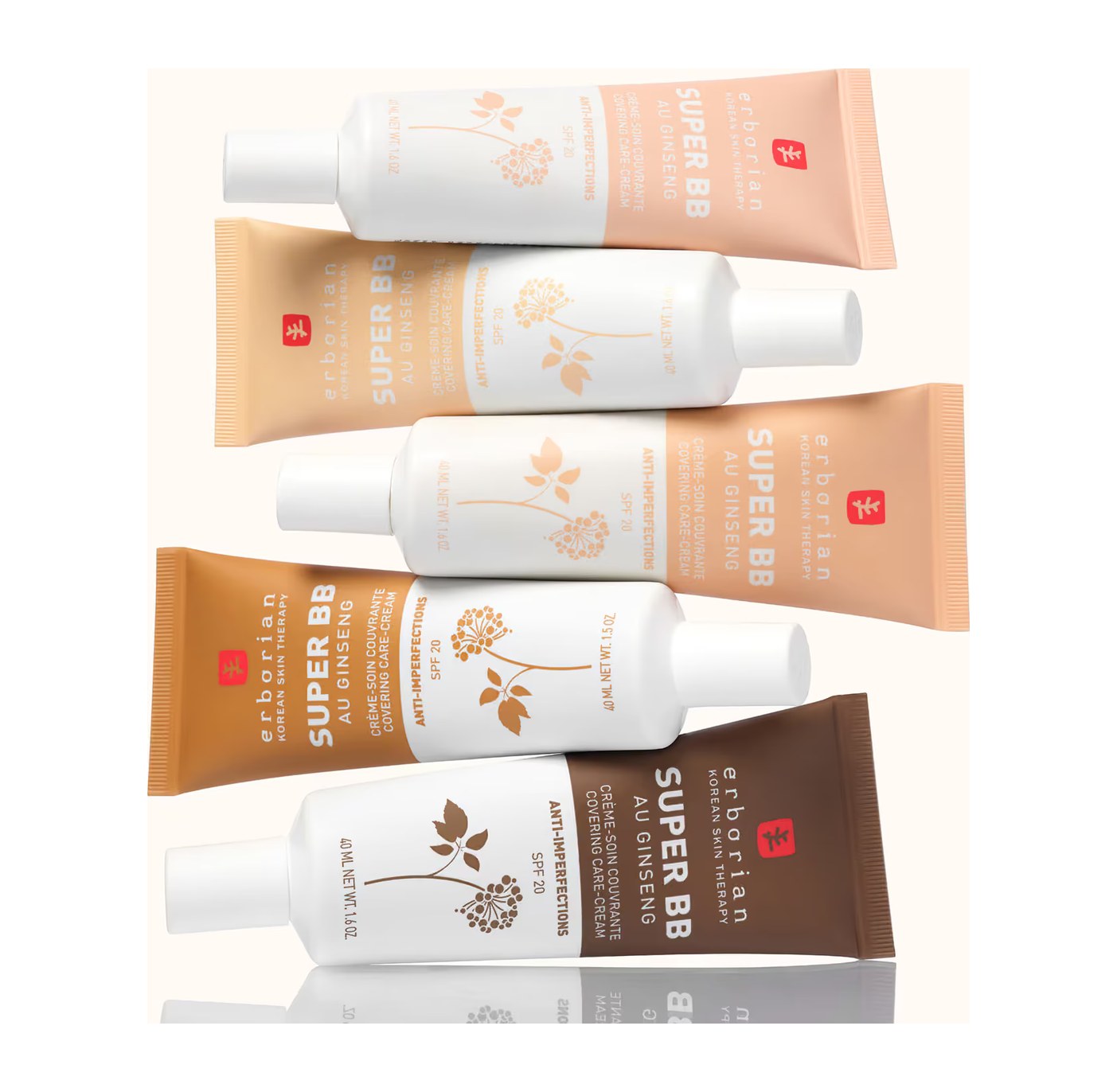 Super BB au Ginseng Crème couvrante anti-imperfections SPF 20